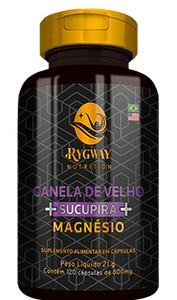 CANELA DE VELHO/SUCUPIRA/MAGNESIO - 120 CÁPSULAS